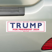 Trump for President 2024 Bumpersticker (Op auto)