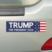 Trump for President 2024 Bumpersticker (Op auto)