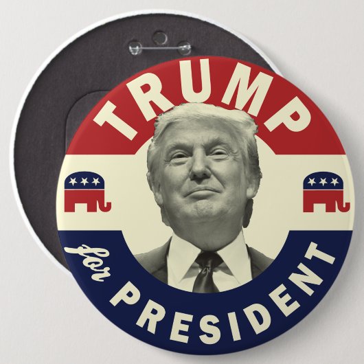 Trump for President Button - Trump 2016 Button (Voorkant /achterkant)