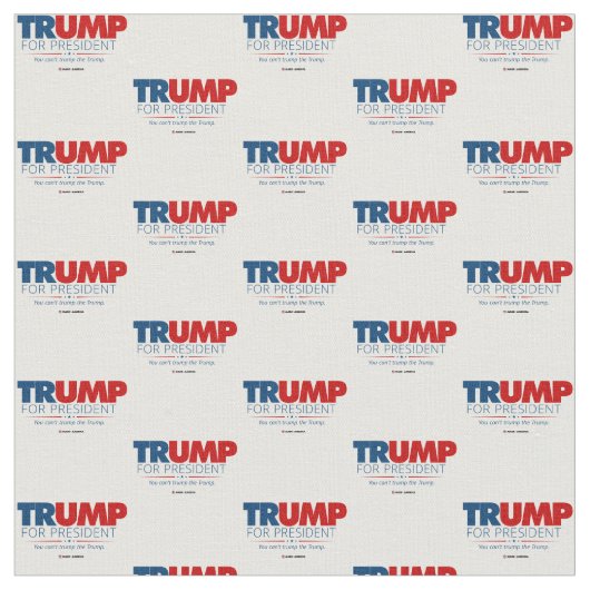 Trump for President Election 2020 Stof (Close Up)