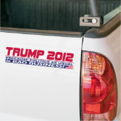 Trump for Real Change 2012 Bumpersticker (Op Truck)