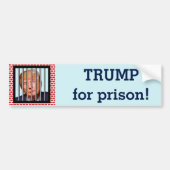 "Trump for rison" Bumpersticker (Voorkant)