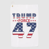 Trump Force 47 Golfhanddoek (Voorkant)