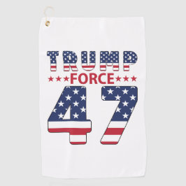 Trump Force 47 Golfhanddoek