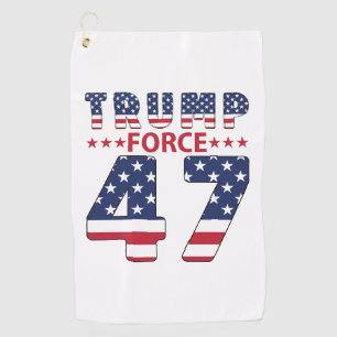 Trump Force 47 Golfhanddoek