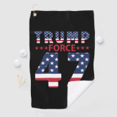 Trump Force 47 Golfhanddoek (Insitu)