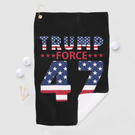 Trump Force 47 Golfhanddoek