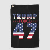 Trump Force 47 Golfhanddoek (Voorkant)