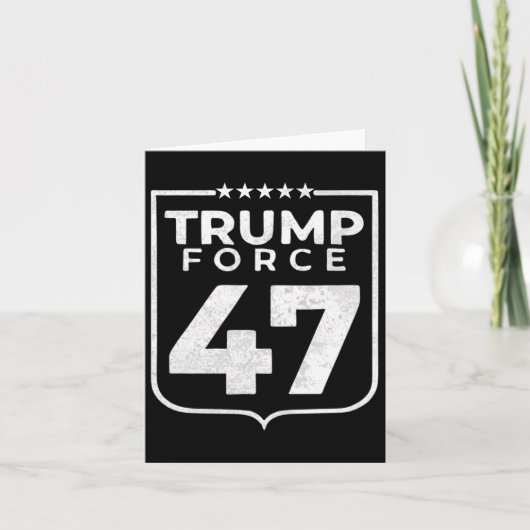 Trump Force 47  Kaart (Voorkant)