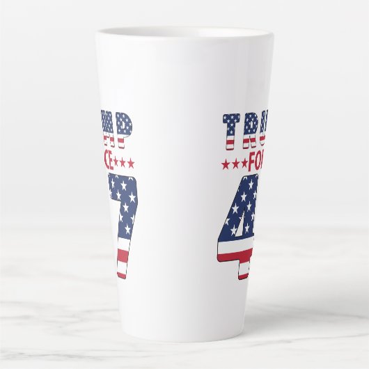 Trump Force 47 Latte Mok (Voorkant)