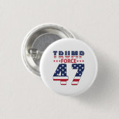 Trump Force 47 Ronde Button 3,2 Cm (Voorkant /achterkant)