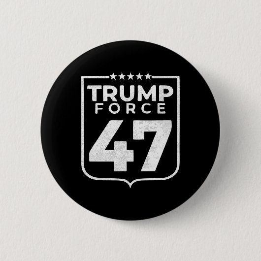 Trump Force 47  Ronde Button 5,7 Cm (Voorkant)