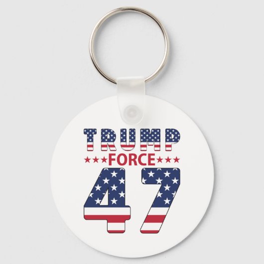 Trump Force 47 Sleutelhanger (Achterkant)