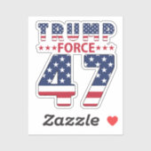 Trump Force 47 Sticker (Vel)