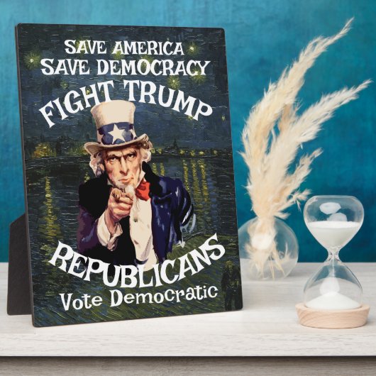 Trump Fotoplaat (Zijkant)