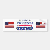 TRUMP FREEDOM 2024 BUMPERSTICKER (Voorkant)