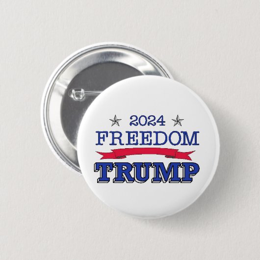TRUMP FREEDOM 2024 BUTTON (Voorkant /achterkant)