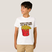 Trump Fries/ Funny Trump T-shirt (Voorkant volledig)