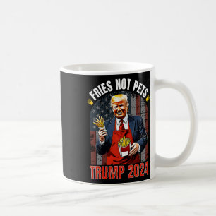 Trump Fries niet huisdieren 2024 maakt frietjes we Koffiemok
