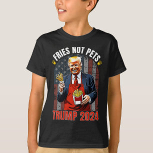 Trump Friet Niet Huisdieren 2025 Maakt Friet Weer T-shirt