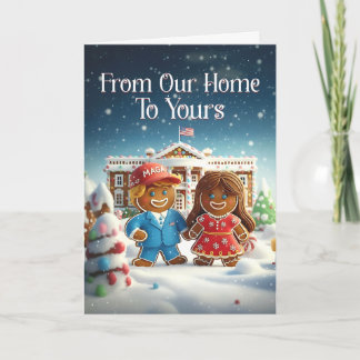 Trump Funny Christmas Card | America 250 Feestdagen Kaart