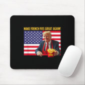 Trump Funny Make Fries Great Again Trump Mega 2024 Muismat (Met muis)