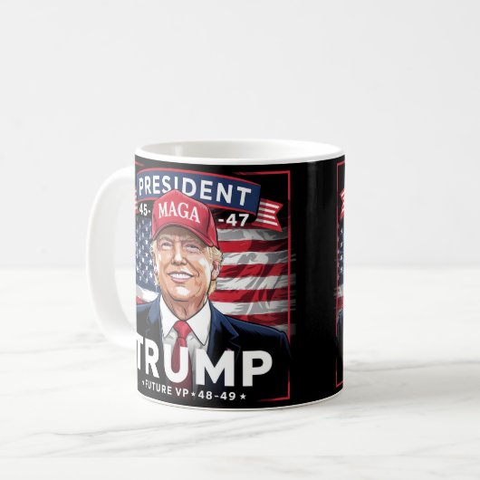 Trump Future VP 48-49 Koffiemok (Voorkant links)