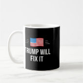 Trump gaat het oplossen - koffiemok (Links)