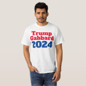 Trump Gabbard 2024 T-shirt (Voorkant volledig)