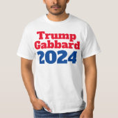 Trump Gabbard 2024 T-shirt (Voorkant)