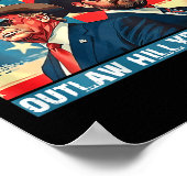 Trump Garbage We Did It Outlaw Hillbilly 2024 Poster (Hoek)