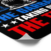 Trump Garbyge Trash Day - 5 november - Garge Takin Poster (Hoek)