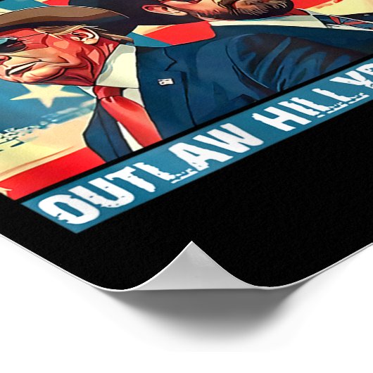 Trump Garbyge We Did It Outlaw Hillbilly 2024 (op Poster (Hoek)