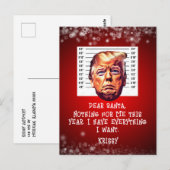 Trump gearresteerde dromen komen uit Kerstmis Briefkaart (Voorkant / Achterkant)