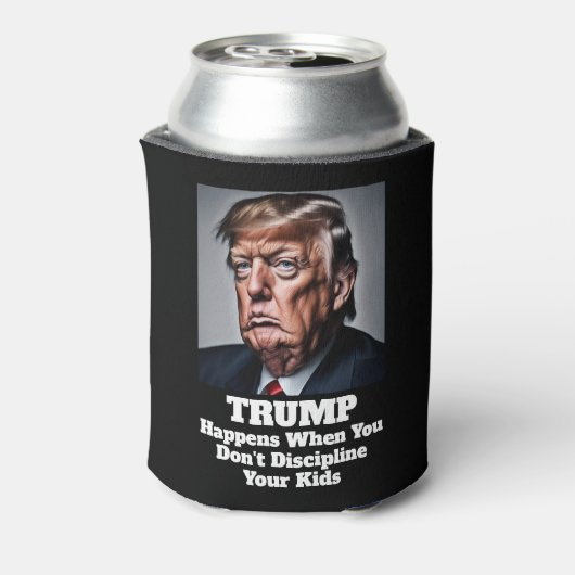 Trump gebeurt blikjeskoeler (Blikje Achterkant)