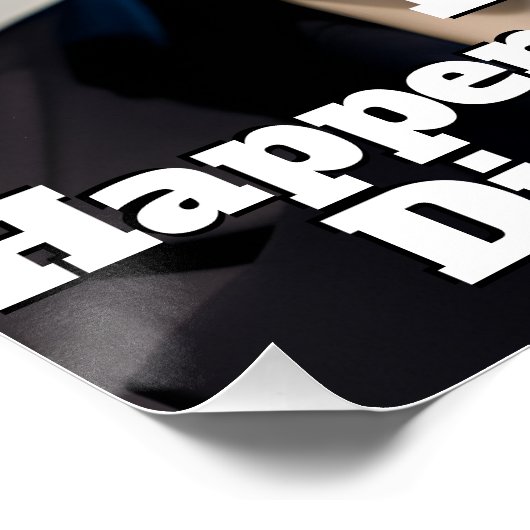 Trump gebeurt perfect poster (Hoek)