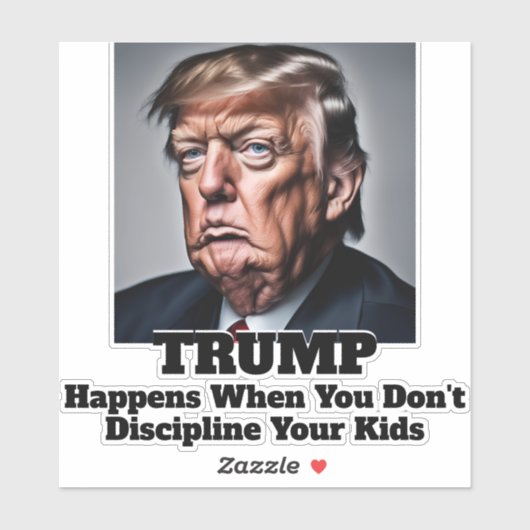 Trump gebeurt sticker (Vel)