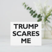 Trump geeft me wat briefkaart (Staand voorkant)