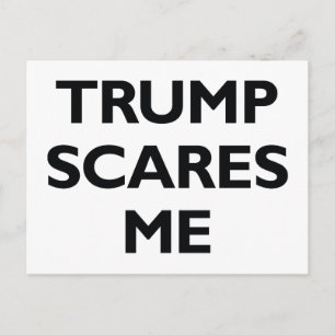 Trump geeft me wat briefkaart