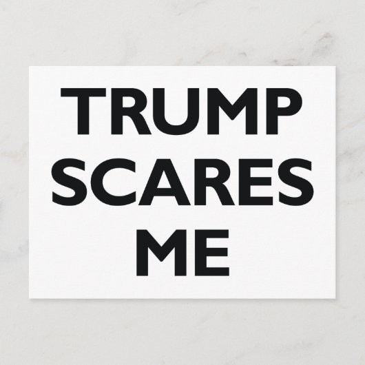 Trump geeft me wat briefkaart (Voorkant)