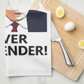 Trump geeft nooit Mok Theedoek (Quarter Fold)