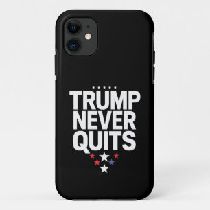 Trump Geeft Nooit Op Patriottische Stem Trump 2024 Case-Mate iPhone Case