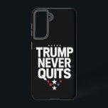 Trump Geeft Nooit Op Patriottische Stem Trump 2024 Samsung Galaxy Hoesje<br><div class="desc">Trump Geeft Nooit Op Patriottische Stem Trump 2024</div>