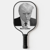 Trump geeft zich nooit over pickleball paddle (Voorkant)