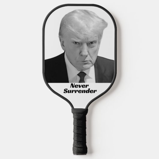 Trump geeft zich nooit over pickleball paddle (Voorkant)