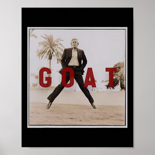 Trump Geit Middelvinger Felon President 2 Poster (Voorkant)