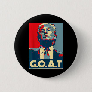 Trump Geit Middelvinger Verkiezing 2024 Republikei Ronde Button 5,7 Cm