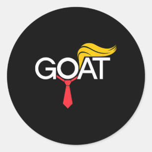 Trump Geit Verkiezing Grappig Steun Republikeinse  Ronde Sticker