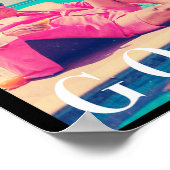 Trump Geit Zomer 2024 Retro Funny Pink Donald Tru Poster (Hoek)