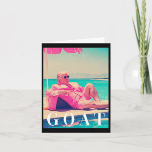 Trump Geit Zomer 2024 Retro Grappig Roze Donald Tr Kaart